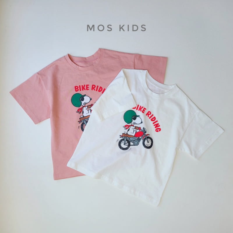 MOS BEBE - Korean Children Fashion - #Kfashion4kids - Riding Snoopy Tee - 10
