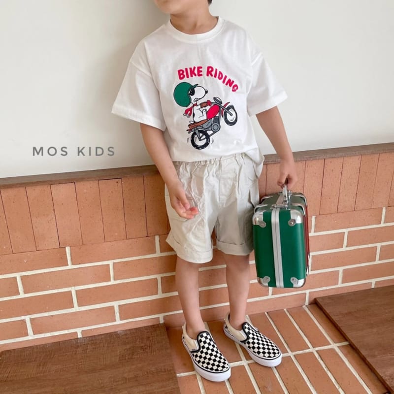 MOS BEBE - Korean Children Fashion - #Kfashion4kids - Riding Snoopy Tee - 6