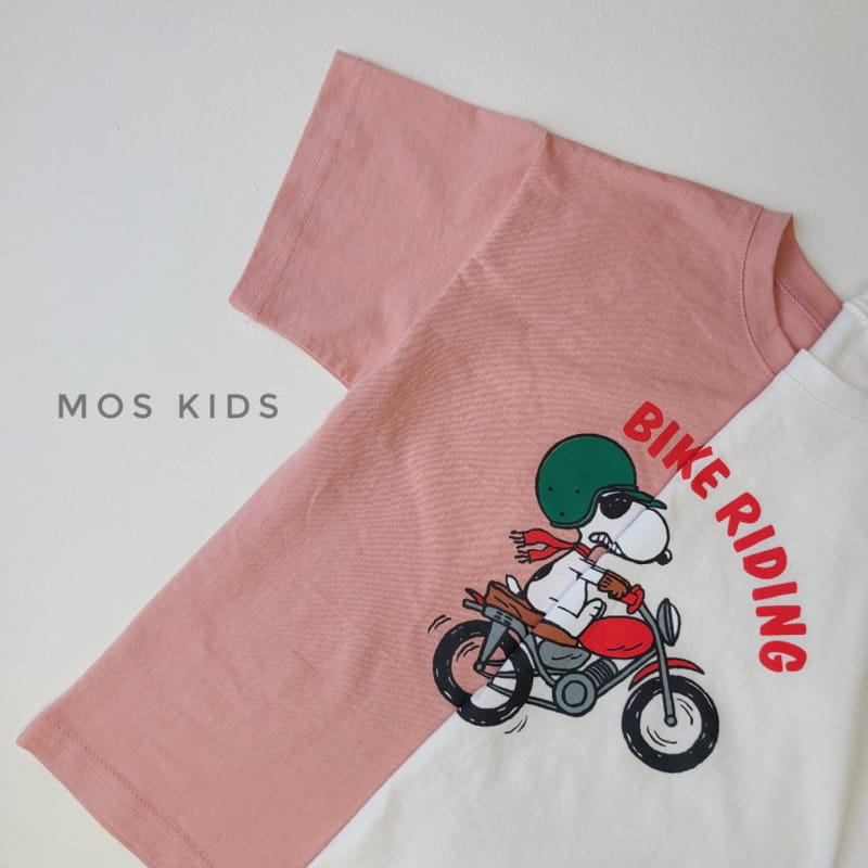 MOS BEBE - Korean Children Fashion - #Kfashion4kids - Riding Snoopy Tee - 8