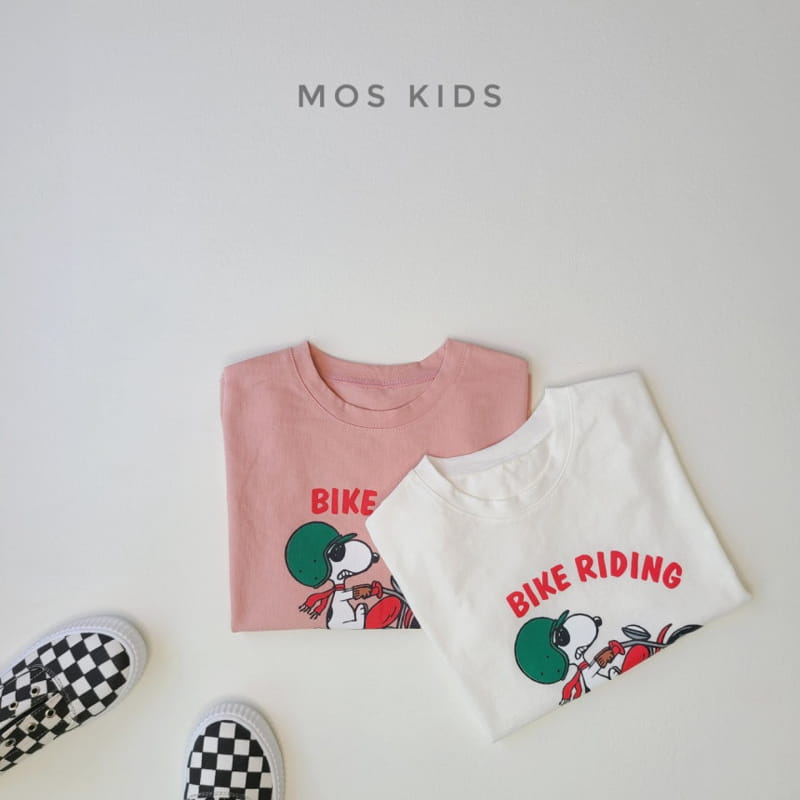 MOS BEBE - Korean Children Fashion - #Kfashion4kids - Riding Snoopy Tee - 9