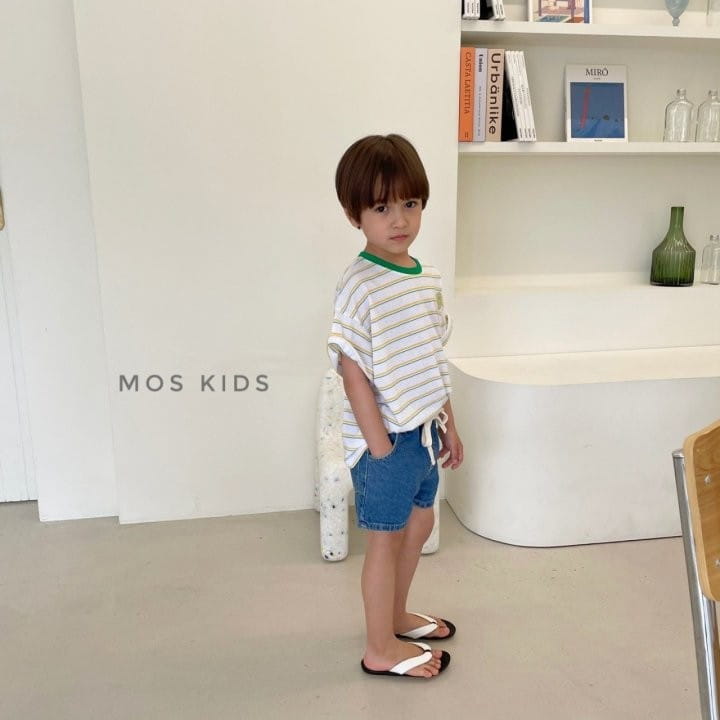 MOS BEBE - Korean Children Fashion - #Kfashion4kids - Smile Stripes Tee - 11