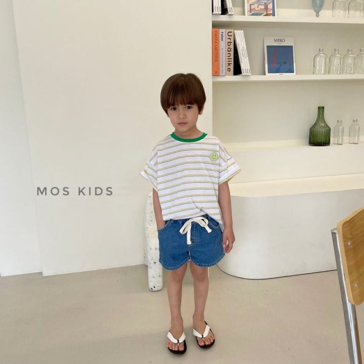 MOS BEBE - Korean Children Fashion - #Kfashion4kids - Smile Stripes Tee - 5