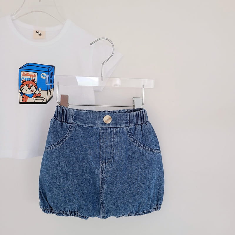 MOS BEBE - Korean Children Fashion - #Kfashion4kids - Denim Bloomer - 11