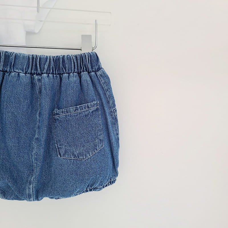 MOS BEBE - Korean Children Fashion - #Kfashion4kids - Denim Bloomer - 3