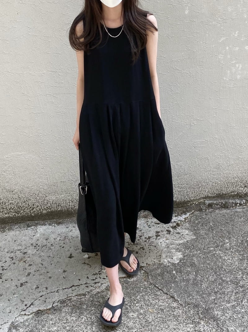 MSTORY - Korean Children Fashion - #Kfashion4kids - Wrinkle One-piece - 3