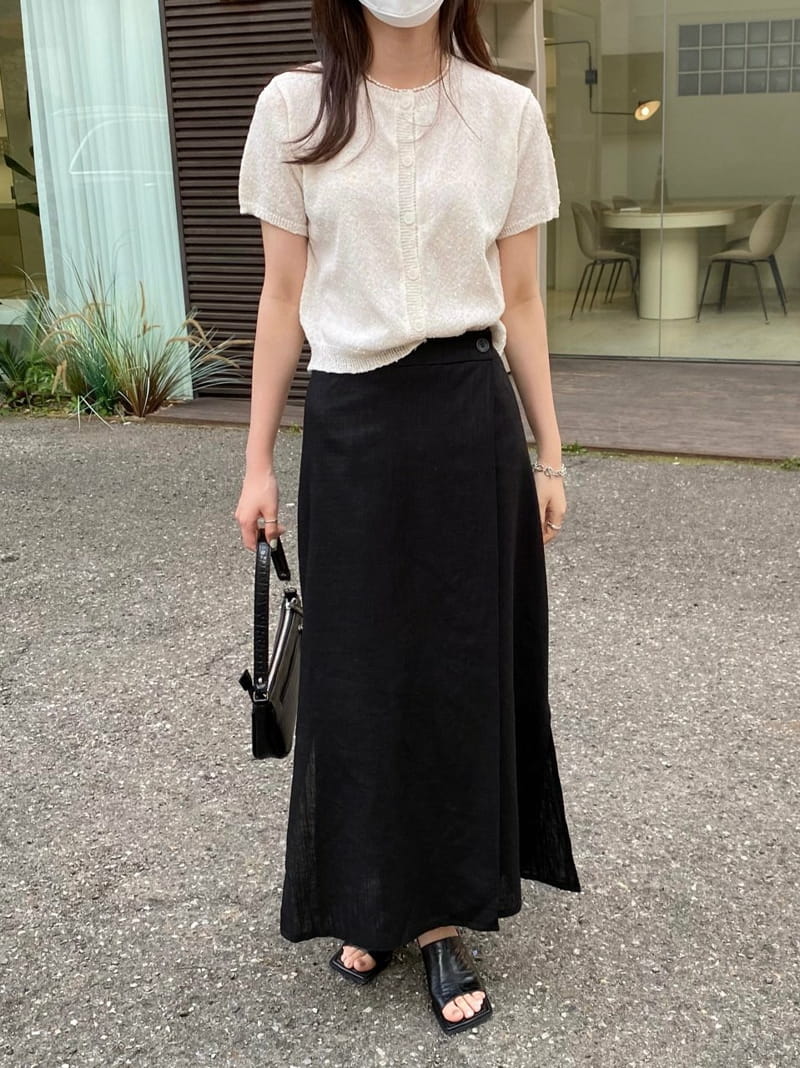 MSTORY - Korean Children Fashion - #Kfashion4kids - Touch Wrap Skirt - 2