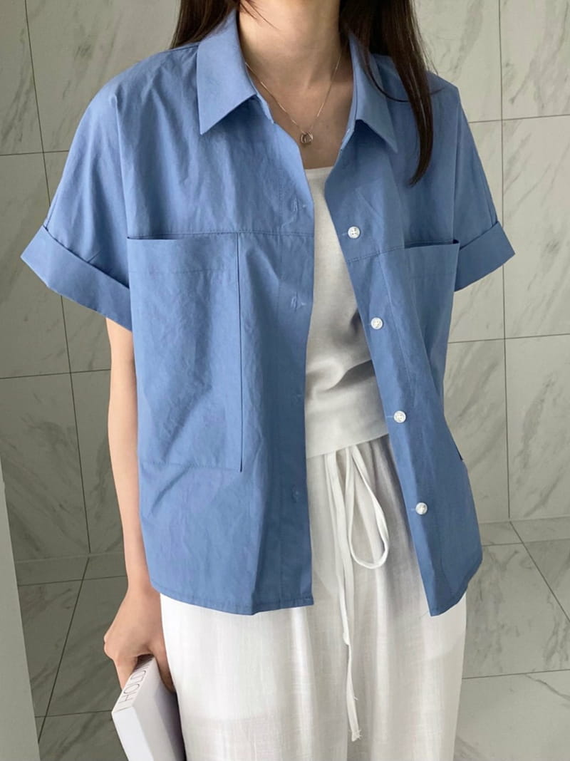MSTORY - Korean Children Fashion - #Kfashion4kids - Crop Shirt