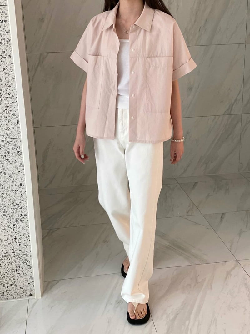 MSTORY - Korean Children Fashion - #Kfashion4kids - Crop Shirt - 2