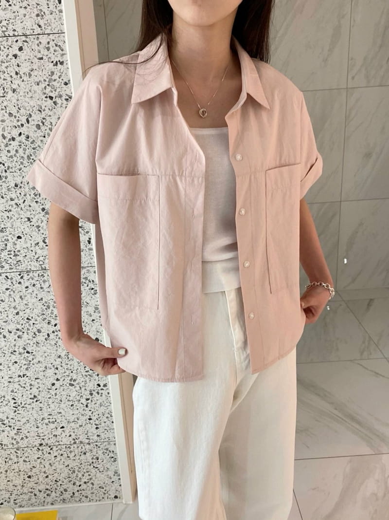 MSTORY - Korean Children Fashion - #Kfashion4kids - Crop Shirt - 3