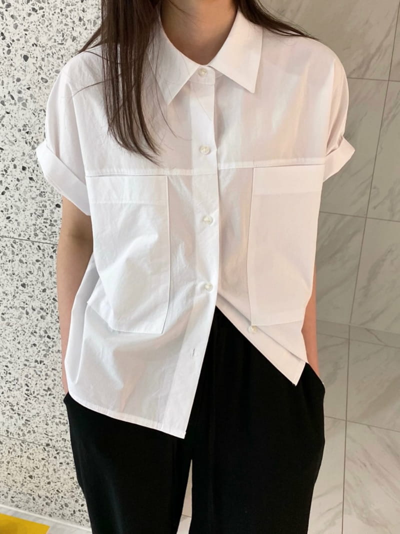 MSTORY - Korean Children Fashion - #Kfashion4kids - Crop Shirt - 4