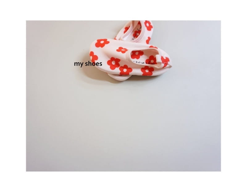 MY SOCKS - Korean Children Fashion - #Kfashion4kids - Flower Ocean Aqua Shoes - 3