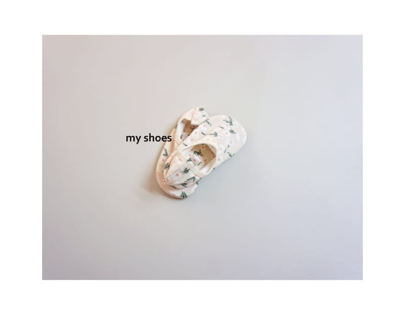 MY SOCKS - Korean Children Fashion - #Kfashion4kids - Flower Ocean Aqua Shoes - 5