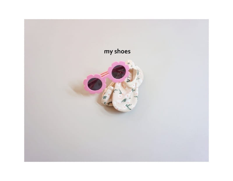 MY SOCKS - Korean Children Fashion - #Kfashion4kids - Flower Ocean Aqua Shoes - 6