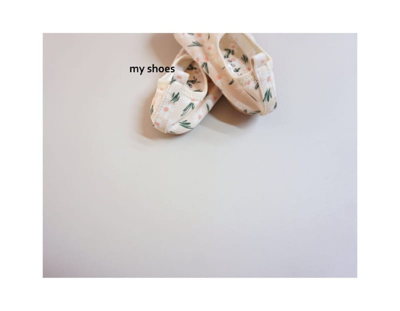 MY SOCKS - Korean Children Fashion - #Kfashion4kids - Flower Ocean Aqua Shoes - 7