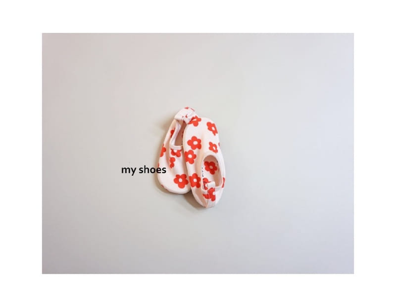 MY SOCKS - Korean Children Fashion - #Kfashion4kids - Flower Ocean Aqua Shoes - 8
