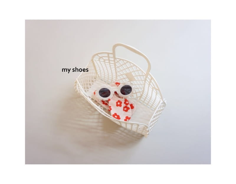 MY SOCKS - Korean Children Fashion - #Kfashion4kids - Flower Ocean Aqua Shoes - 9