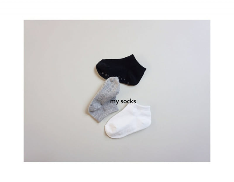 MY SOCKS - Korean Children Fashion - #Kfashion4kids - Mountain Cabin Socks [set of 3] - 5