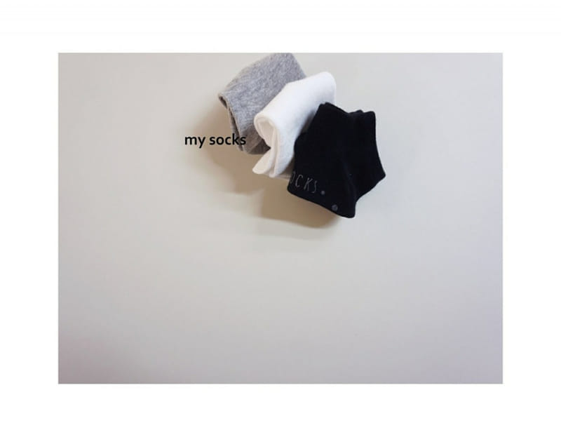 MY SOCKS - Korean Children Fashion - #Kfashion4kids - Mountain Cabin Socks [set of 3] - 6