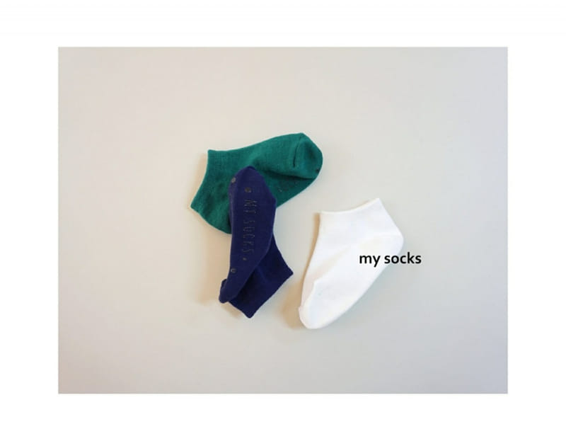 MY SOCKS - Korean Children Fashion - #Kfashion4kids - Farm Socks [set of 3] - 6