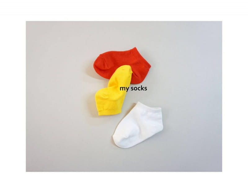 MY SOCKS - Korean Children Fashion - #Kfashion4kids - Farm Farm Socks [set of 3] - 6