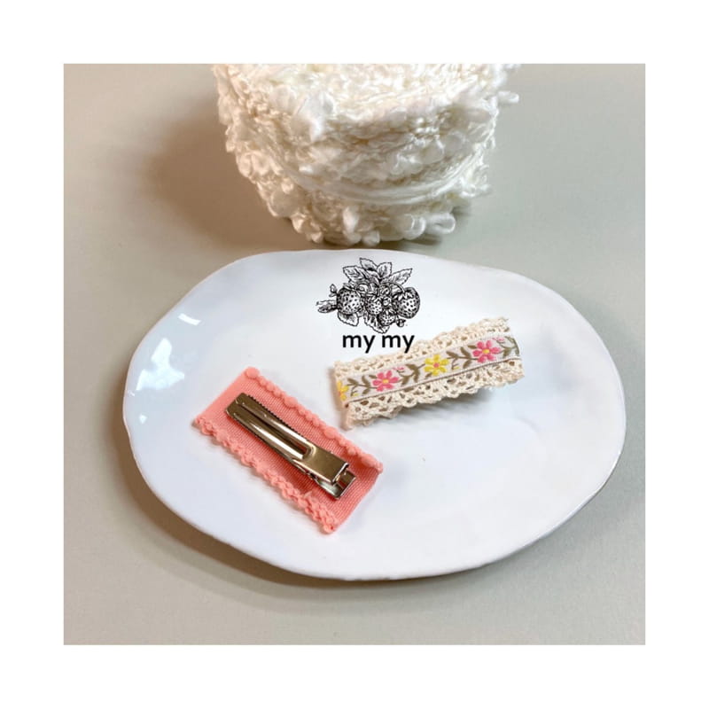 MY SOCKS - Korean Children Fashion - #Kfashion4kids - Fig Hairpin [set of 2] - 2