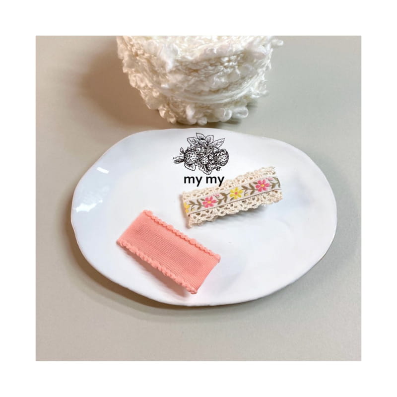 MY SOCKS - Korean Children Fashion - #Kfashion4kids - Fig Hairpin [set of 2] - 3