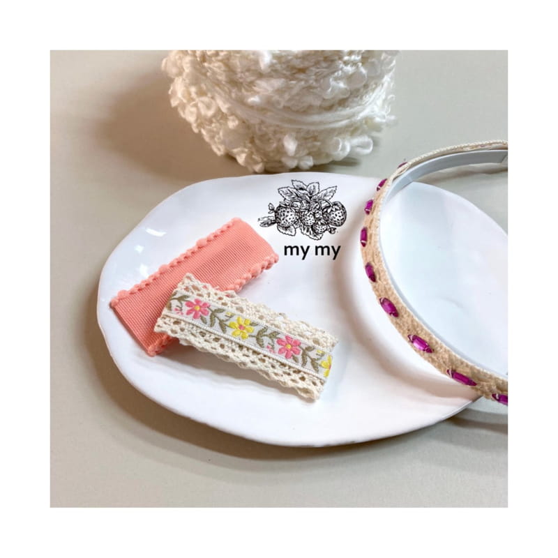 MY SOCKS - Korean Children Fashion - #Kfashion4kids - Fig Hairpin [set of 2] - 4