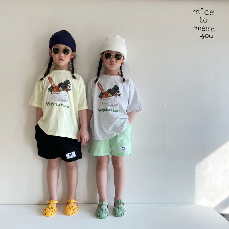 NICE TO MEET YOU - Korean Children Fashion - #Kfashion4kids - Vegetable Tee - 11