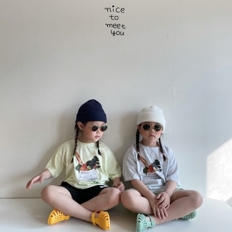NICE TO MEET YOU - Korean Children Fashion - #Kfashion4kids - Vegetable Tee - 12