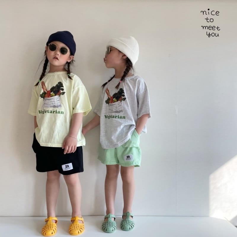 NICE TO MEET YOU - Korean Children Fashion - #Kfashion4kids - Vegetable Tee - 5
