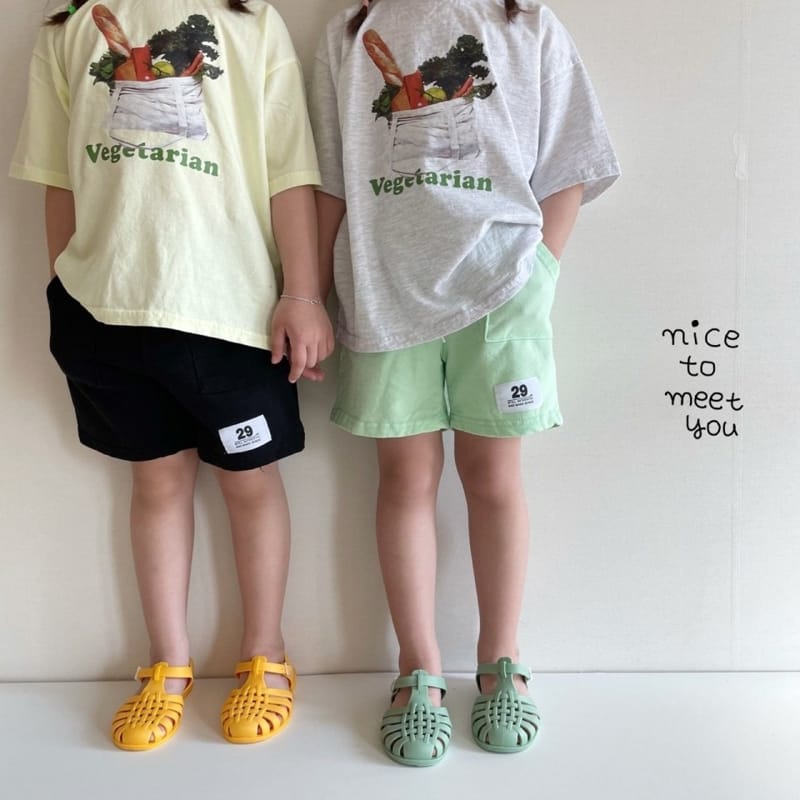 NICE TO MEET YOU - Korean Children Fashion - #Kfashion4kids - Vegetable Tee - 7