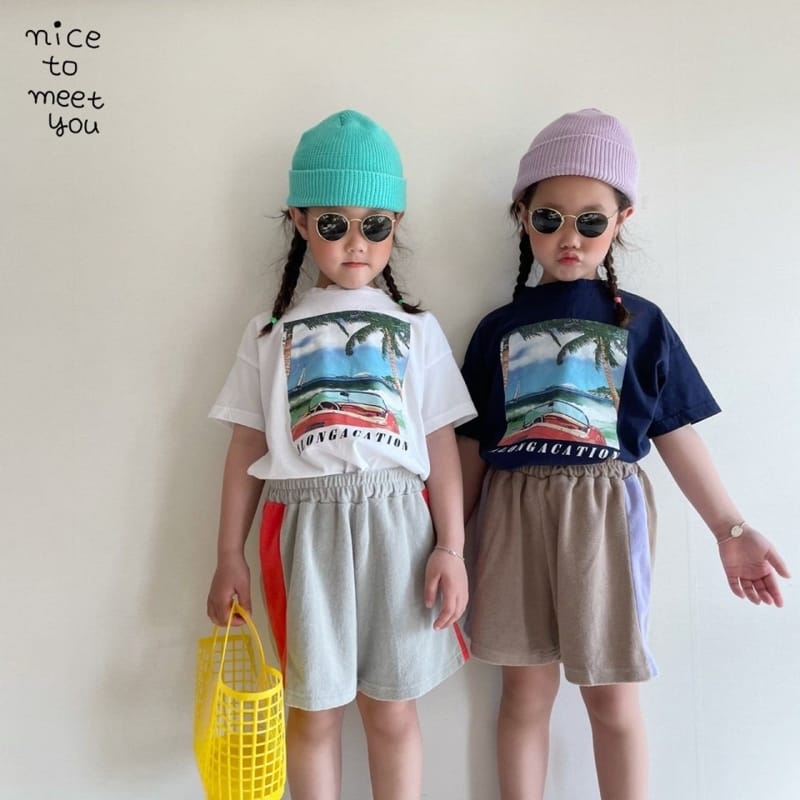 NICE TO MEET YOU - Korean Children Fashion - #Kfashion4kids - Summer Tee - 6