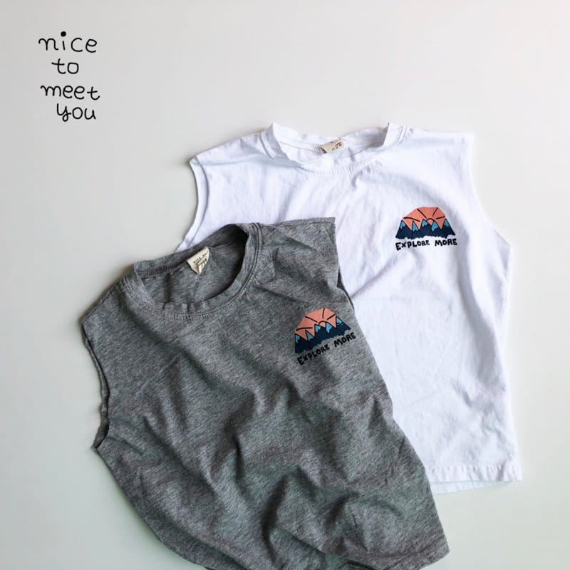 NICE TO MEET YOU - Korean Children Fashion - #Kfashion4kids - More Sleeveless - 3