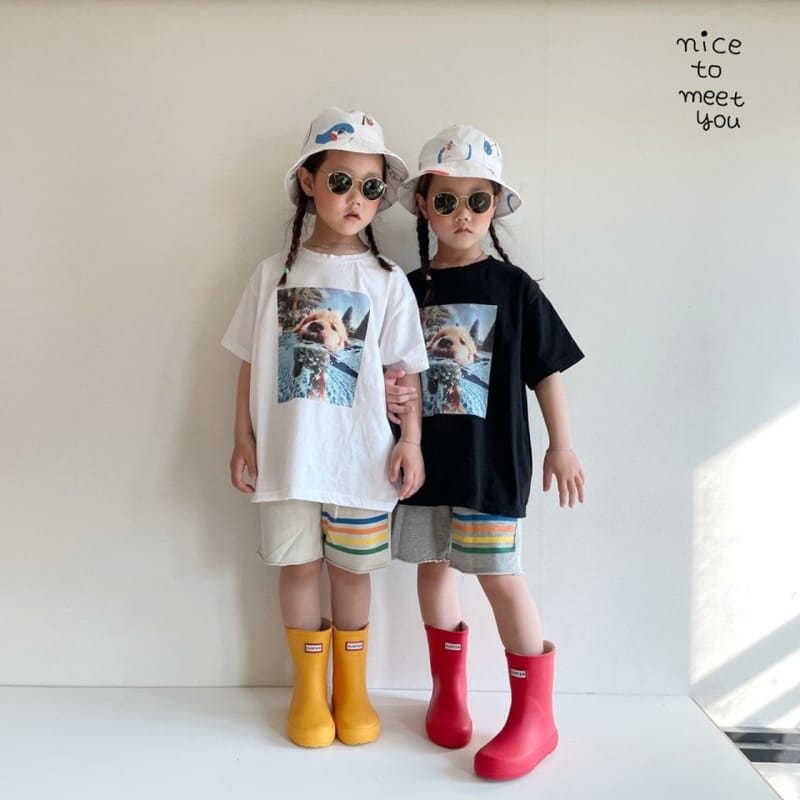 NICE TO MEET YOU - Korean Children Fashion - #Kfashion4kids - Puppy Tee - 12