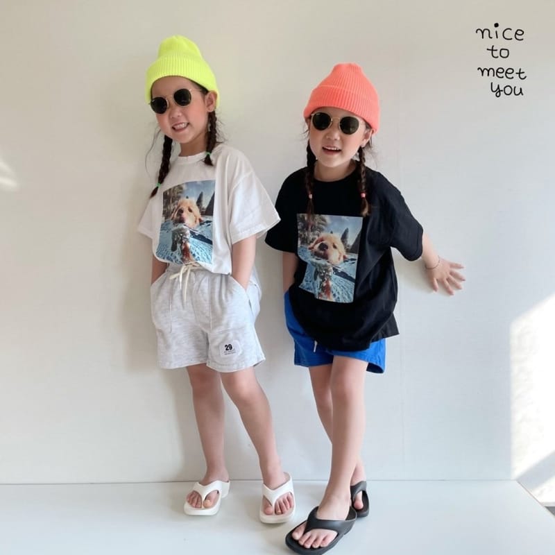 NICE TO MEET YOU - Korean Children Fashion - #Kfashion4kids - Puppy Tee - 2