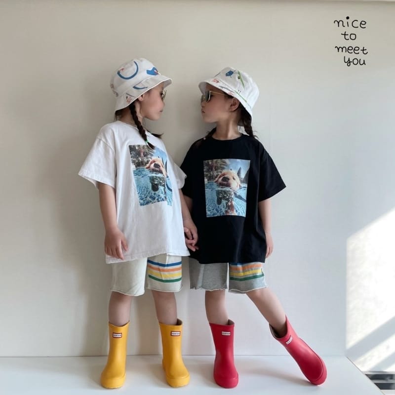 NICE TO MEET YOU - Korean Children Fashion - #Kfashion4kids - Puppy Tee - 5