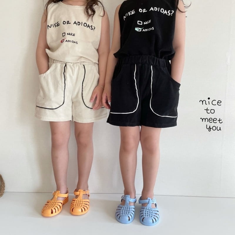 NICE TO MEET YOU - Korean Children Fashion - #Kfashion4kids - Nice Tery Shorts - 2