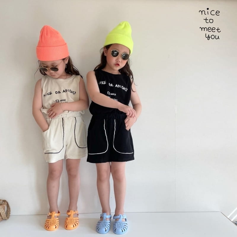 NICE TO MEET YOU - Korean Children Fashion - #Kfashion4kids - Nice Tery Shorts - 4