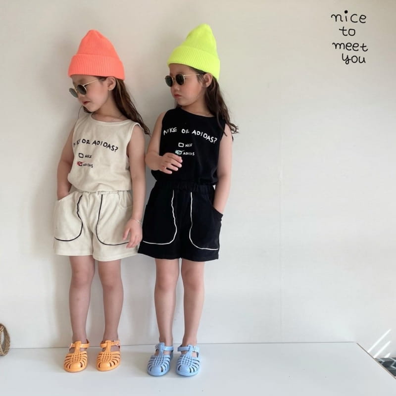 NICE TO MEET YOU - Korean Children Fashion - #Kfashion4kids - Nice Tery Shorts - 8
