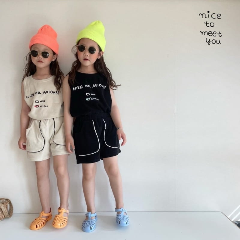 NICE TO MEET YOU - Korean Children Fashion - #Kfashion4kids - Nice Tery Shorts - 9