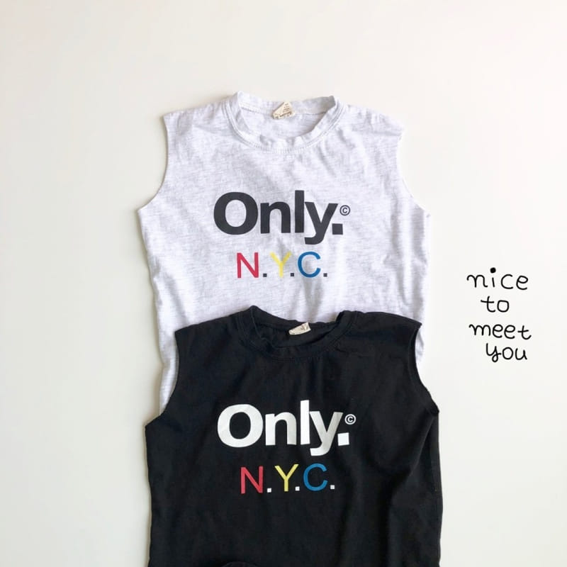 NICE TO MEET YOU - Korean Children Fashion - #Kfashion4kids - NYC Sleeeveless - 11