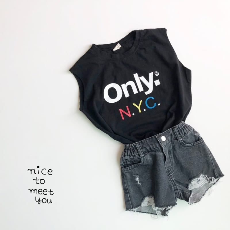 NICE TO MEET YOU - Korean Children Fashion - #Kfashion4kids - NYC Sleeeveless - 3