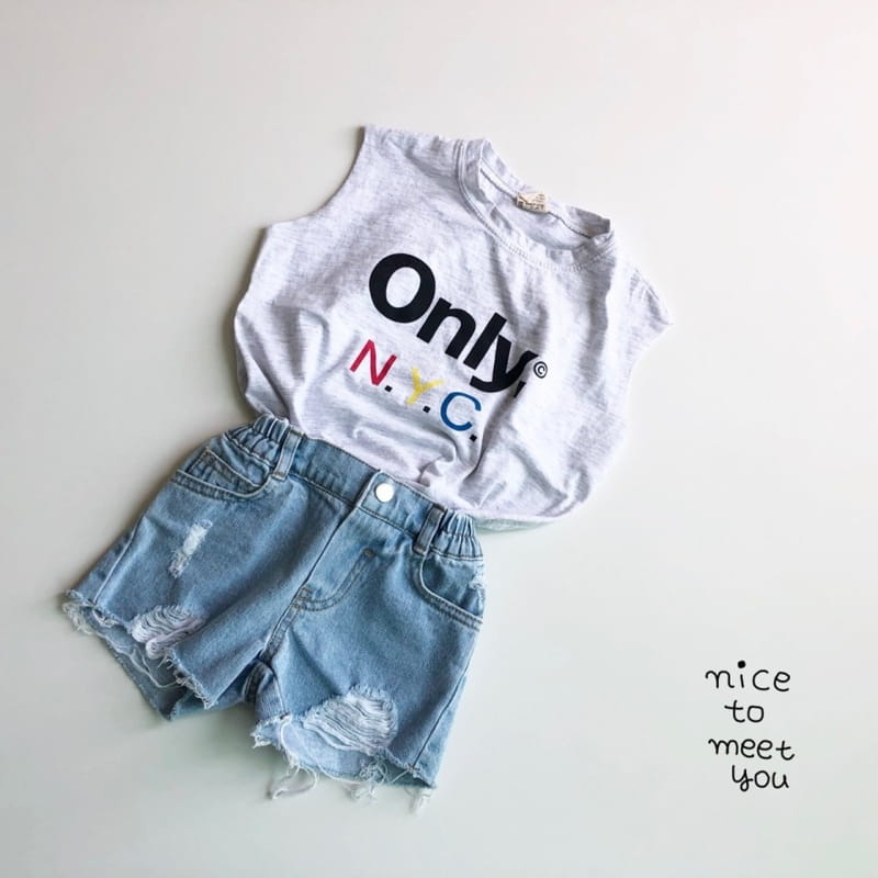 NICE TO MEET YOU - Korean Children Fashion - #Kfashion4kids - NYC Sleeeveless - 4