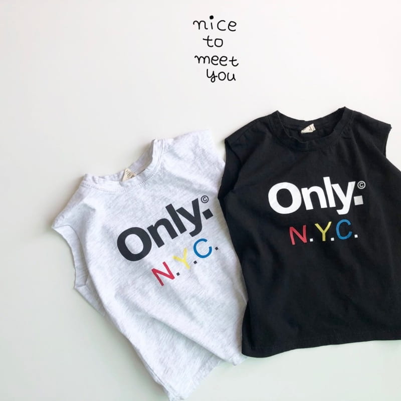 NICE TO MEET YOU - Korean Children Fashion - #Kfashion4kids - NYC Sleeeveless - 5