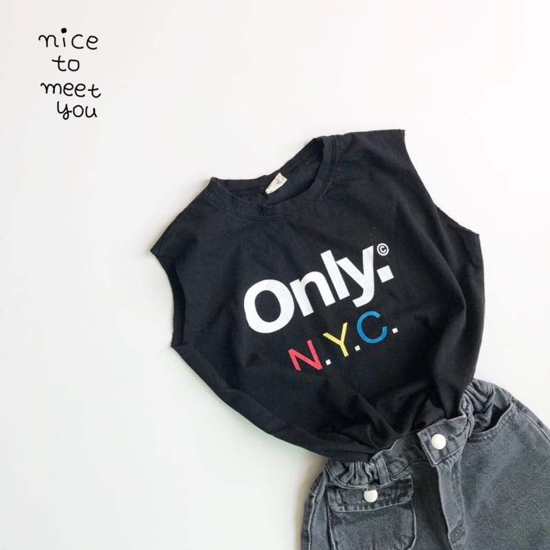 NICE TO MEET YOU - Korean Children Fashion - #Kfashion4kids - NYC Sleeeveless - 9