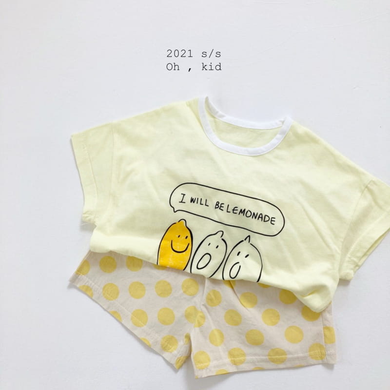 OH KID - Korean Children Fashion - #Kfashion4kids - Lemon Tee - 3