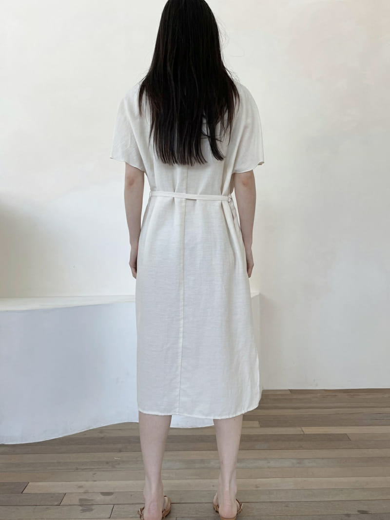 ONEAND - Korean Children Fashion - #Kfashion4kids - Linen Robe One-piece - 3