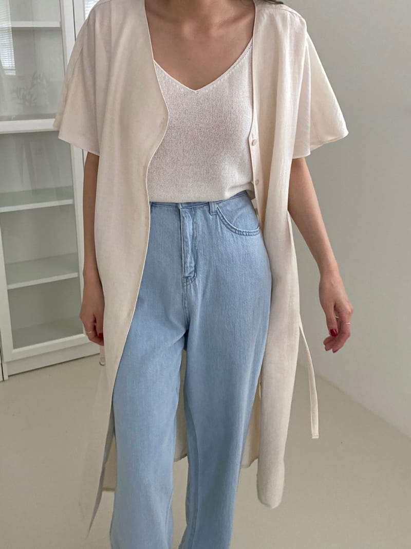 ONEAND - Korean Children Fashion - #Kfashion4kids - Linen Summer Slip - 3