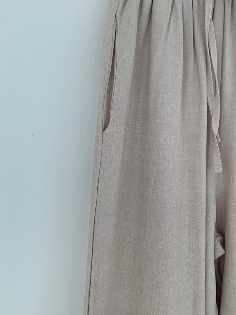 ONEAND - Korean Children Fashion - #Kfashion4kids - Mud Linen Pants - 3