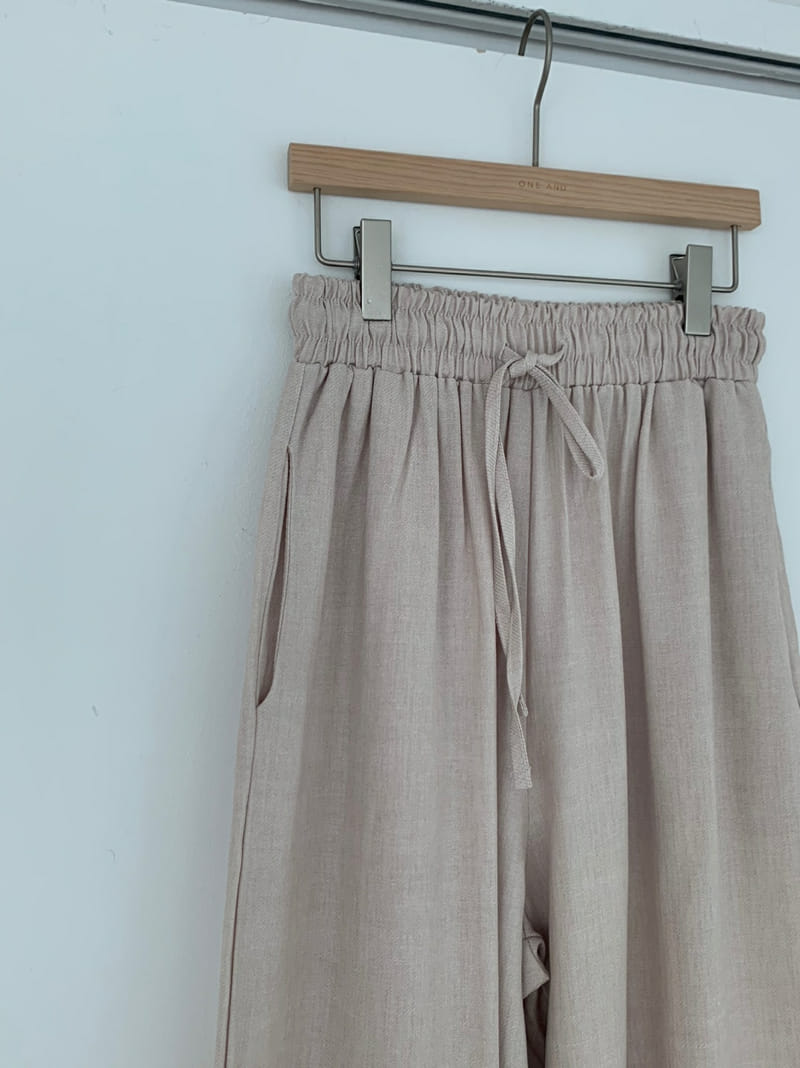 ONEAND - Korean Children Fashion - #Kfashion4kids - Mud Linen Pants - 4